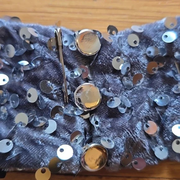 NWT, Alglist, Sequin, Cut-Out, Halter, Mini Dress, Silver, Women's S - Picture 7 of 16